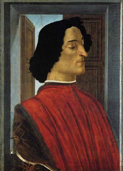 BOTTICELLI, Sandro Portrait of Giuliano de Medici china oil painting image